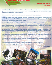 BREVES INFOS SAINT CERNIN CANTAL